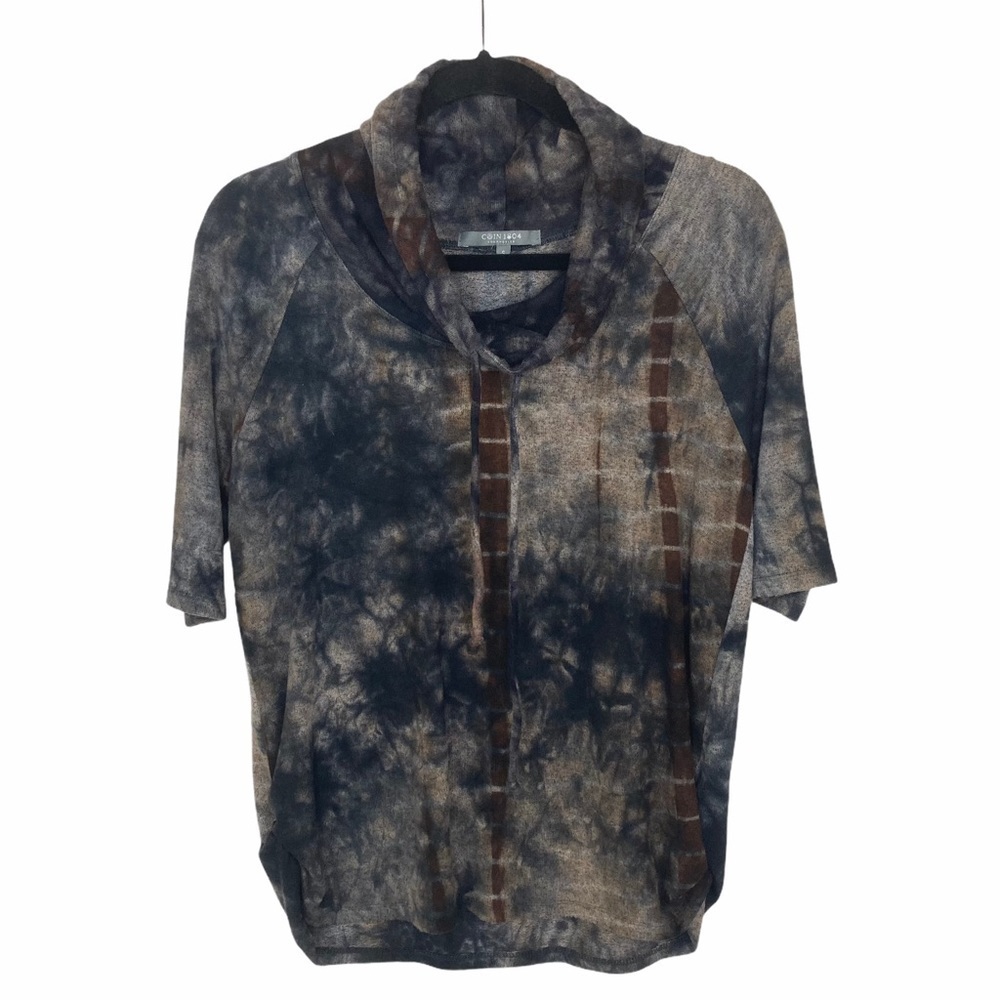 Coin 1804 Los Angeles Earth Toned Tie Dye Top